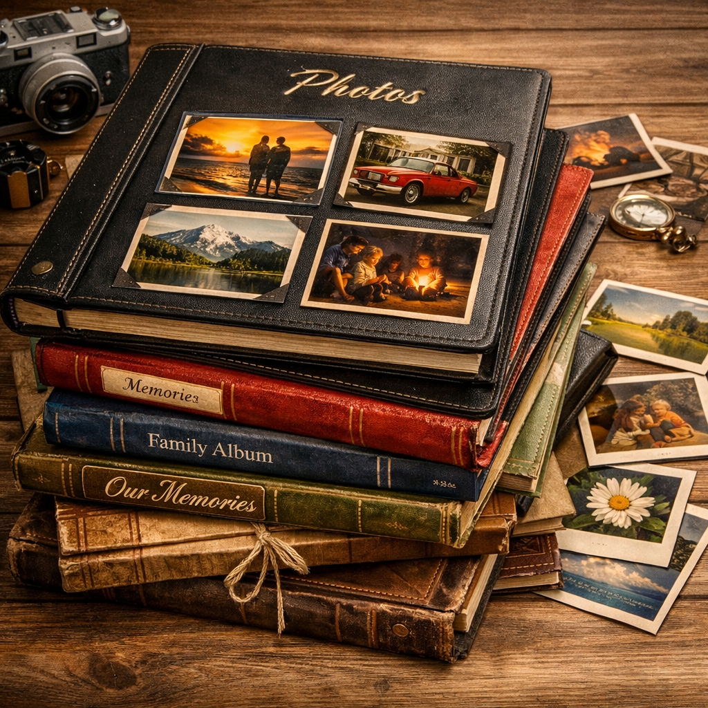 Photo scanning and digitization workspace